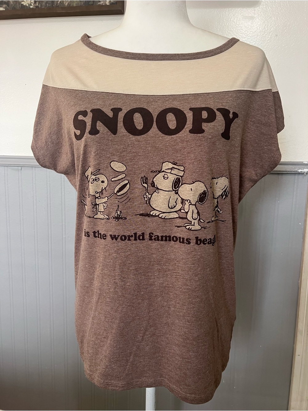 Japanese Market Uniqlo Snoopy T-shirt / 2013 / World Famous Beagle / Large